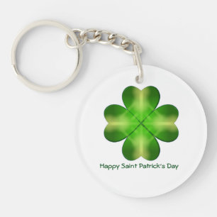 Happy St Patrick's Day und Viel Glück Schlüsselanhänger