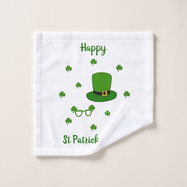 Happy St Patrick's Day Waschlappen (Waschlappen)