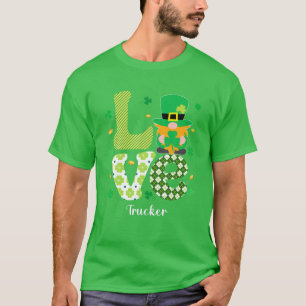 Happy St Patricks Niedlich Lucky Funny Trucker Gno T-Shirt