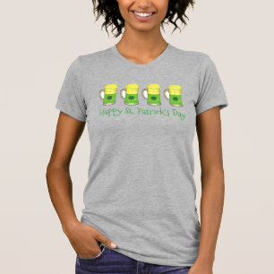 Happy St Patrick's Paddy's Day Green Beer Tasse T- T-Shirt