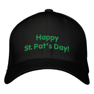 Happy St. Pat's Day Green bestickt Hat Bestickte Baseballkappe