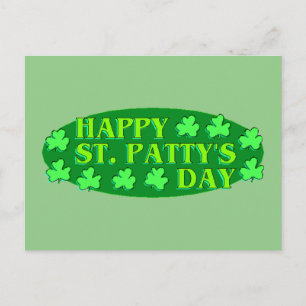 Happy St. Patty's Day Postkarte