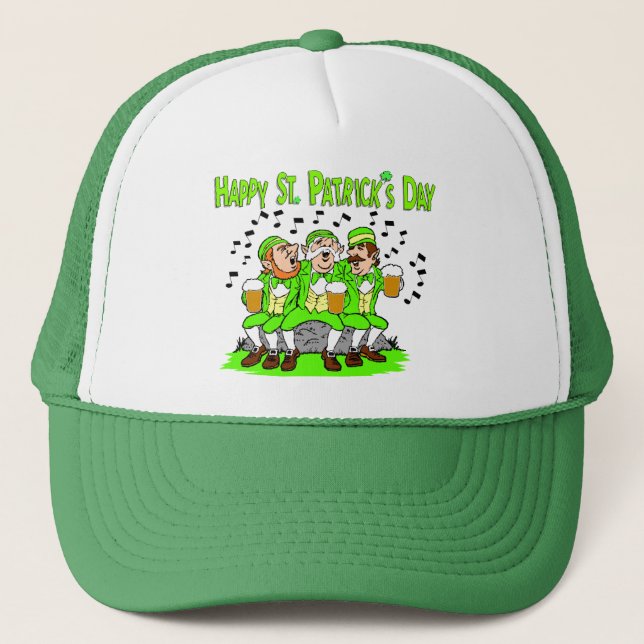 Happy St. Patty's Hat Truckerkappe (Vorderseite)