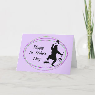 Happy St. Urho's Day Silhouette Customize Card Karte
