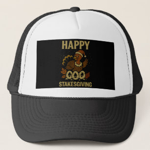 Happy Stakesgiving™ Krypto für Web3 Erntedankfest Truckerkappe
