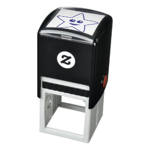 Happy-Star-Briefmarke Permastempel