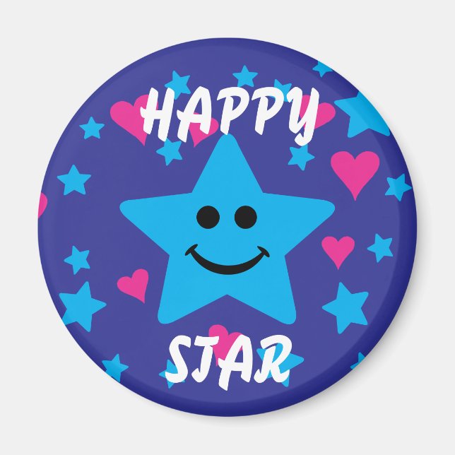 Happy Star Magnet (Vorne)