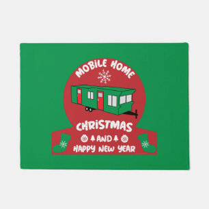 Happy Static Mobile Holiday Zuhause Xmas Geschenk Fußmatte