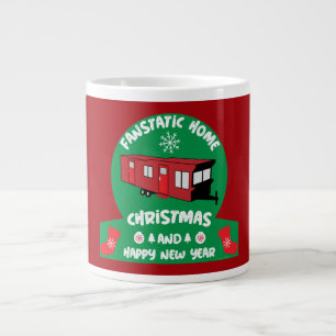 Happy Static Mobile Holiday Zuhause Xmas Geschenk Jumbo-Tasse