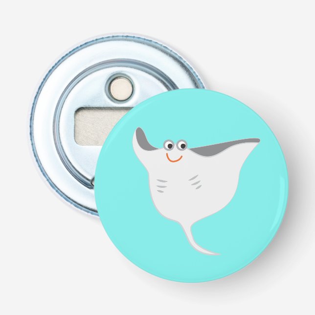 Happy Stingray Flaschenöffner (Vorderseite)