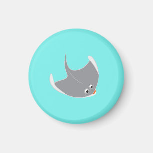 Happy Stingray Magnet