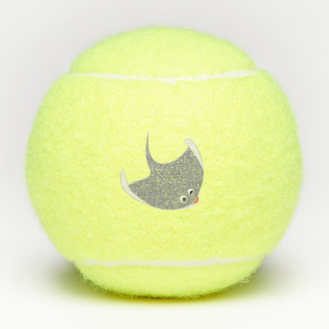 Happy Stingray Tennisbälle (Vorderseite)