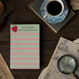 Happy Strawberry Berry Wichtige Dinge Post-it Klebezettel