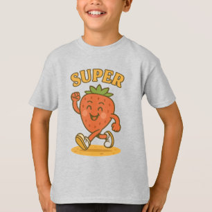 Happy Strawberry Kids T-Shirt - Sweet & Smiley!