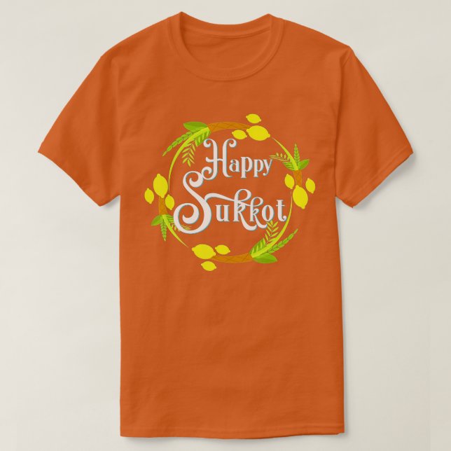 Happy Sukkot Holiday Jewish s Sukkah For Children  T-Shirt (Design vorne)