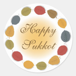 Happy Sukkot Holiday Sticker
