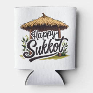 Happy Sukkot Jüdischer Urlaub Hanukkah Dosenkühler