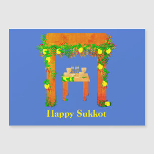 Happy Sukkot, Personalisiert Magnetkarte