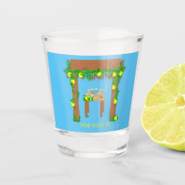 Happy Sukkot, Personalisiert Schnapsglas