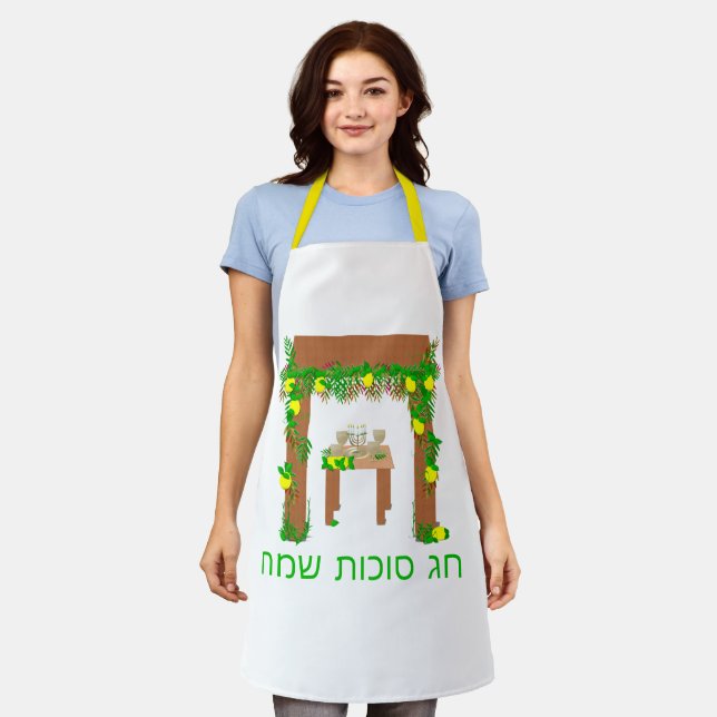 Happy Sukkot, Personalisiert Schürze (Getragen)