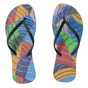 Happy Summer Colors Pair von Flip Flops