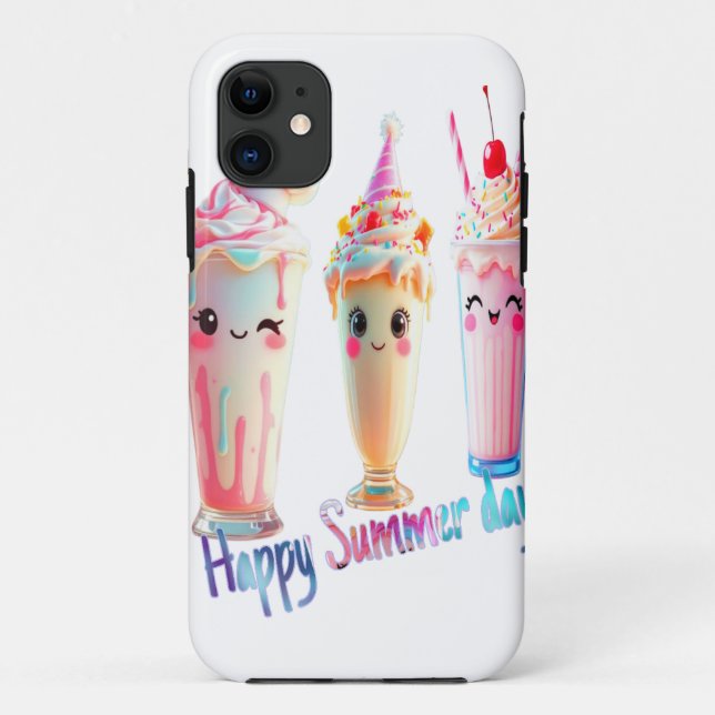 Happy Summer Day Case-Mate iPhone Hülle (Rückseite)