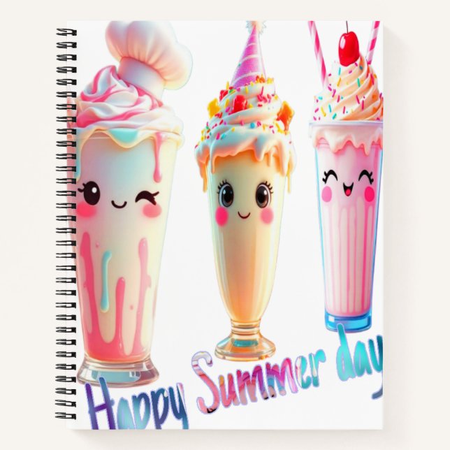 Happy Summer Day Notizbuch (Vorderseite)