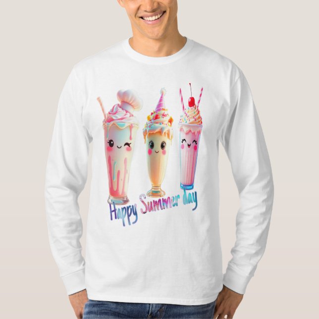 Happy Summer Day T-Shirt (Vorderseite)