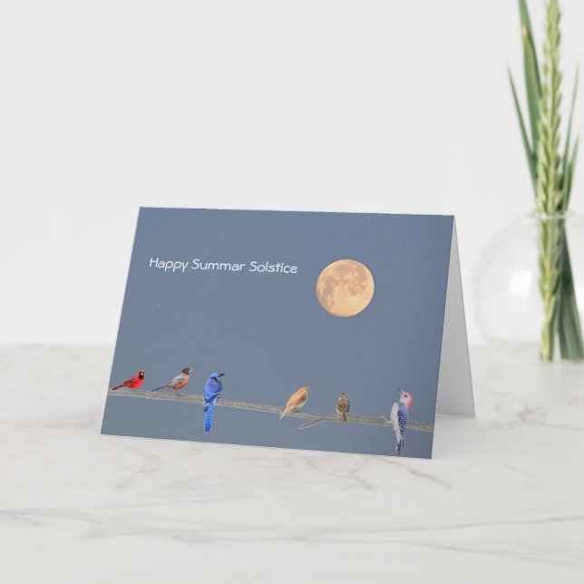 Happy Summer Solstice Card Karte (Vorderseite)