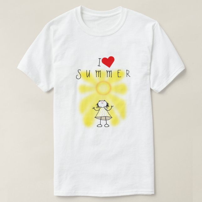 Happy Summer T - Shirt (Design vorne)