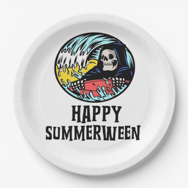 Happy Summerween Essential 2025 Pappteller (Vorderseite)