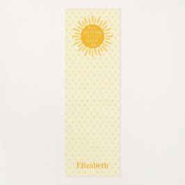 Happy Sun Great Day Morning Stretching Yogamatte