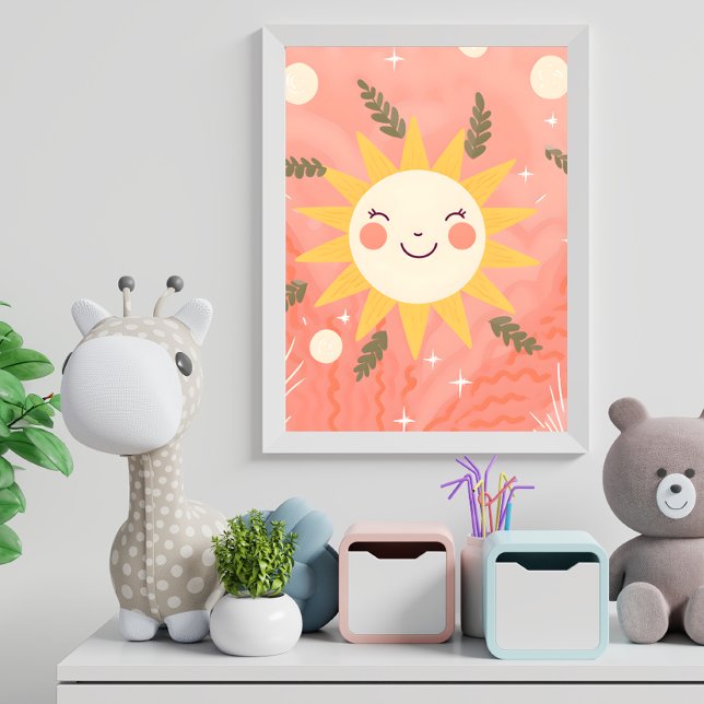 Happy Sun Kinderzimmer Wall Art Poster (Von Creator hochgeladen)