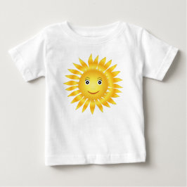 Happy Sun lächelnd Emoji Yellow Niedlich Sunny Baby T-shirt