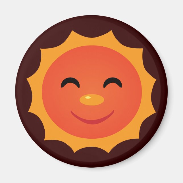 Happy Sun Magnet (Vorne)