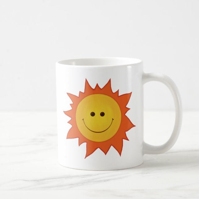 Happy Sun Niedlich Kids Tasse (Rechts)