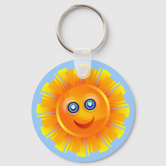 Happy Sun Schlüsselanhänger (Vorderseite)