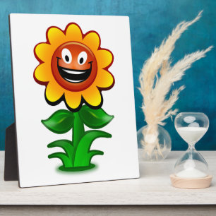 HAPPY SUNFLOWER FOTOPLATTE