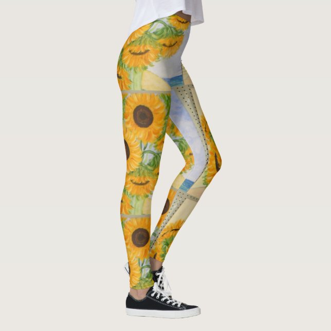Happy Sunflower Leggings (Rechts)