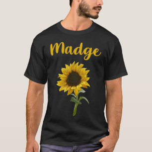 Happy Sunflower - Name Madge T-Shirt