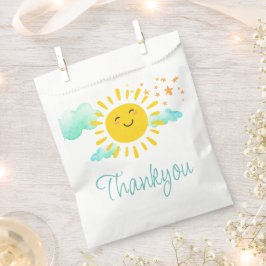 Happy Sunshine 1. Geburtstag Party Geschenktütchen