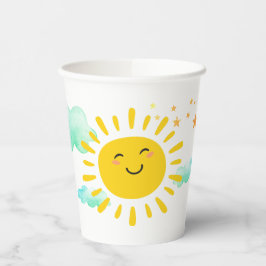 Happy Sunshine Birthday Party Pappbecher