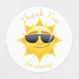 Happy Sunshine boho vielen Dank Labels Etiketten