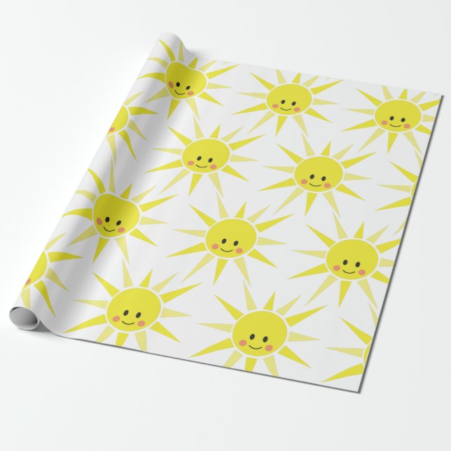 Happy Sunshine Geschenkpapier (Ungerollt)