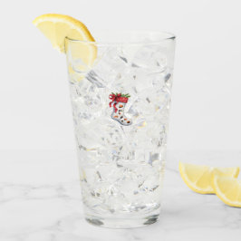 Happy Sushi Holiday Glass Cup Glas