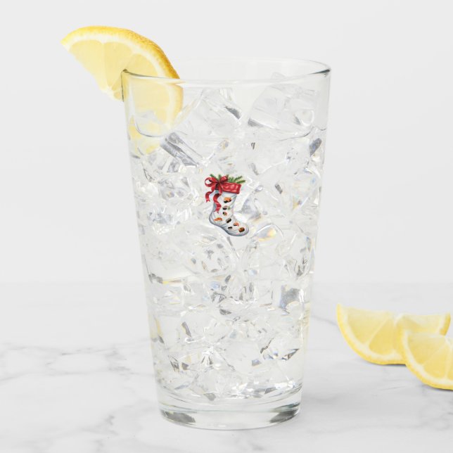 Happy Sushi Holiday Glass Cup Glas (Vorderseite Ice)