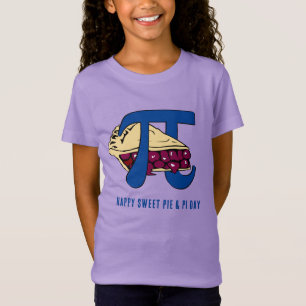 Happy Sweet Cherry Pie PI Tag Kinder T-Shirt