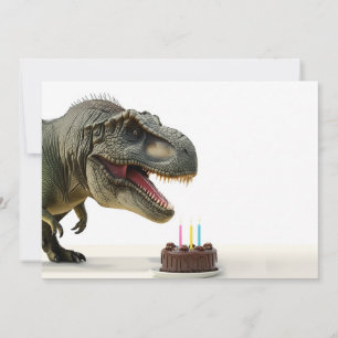 Happy T-Rex Geburtstag Feiertagskarte