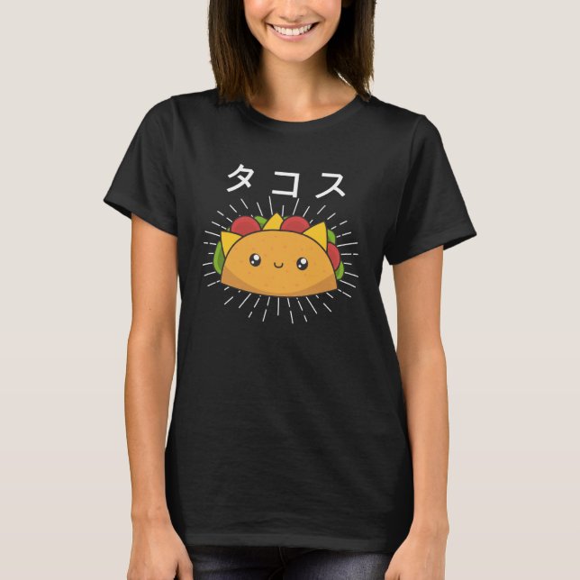 Happy Taco Tuesday Mexican food T-Shirt (Vorderseite)