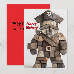 Happy Talk like a Pirate Day Card Einladung
